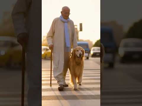 الكلب والرجل المسن