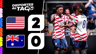 ✅ ESTADOS UNIDOS le GANÓ 2-0 a AUSTRALIA y se CLASIFICÓ a los 16AVOS DE FINAL