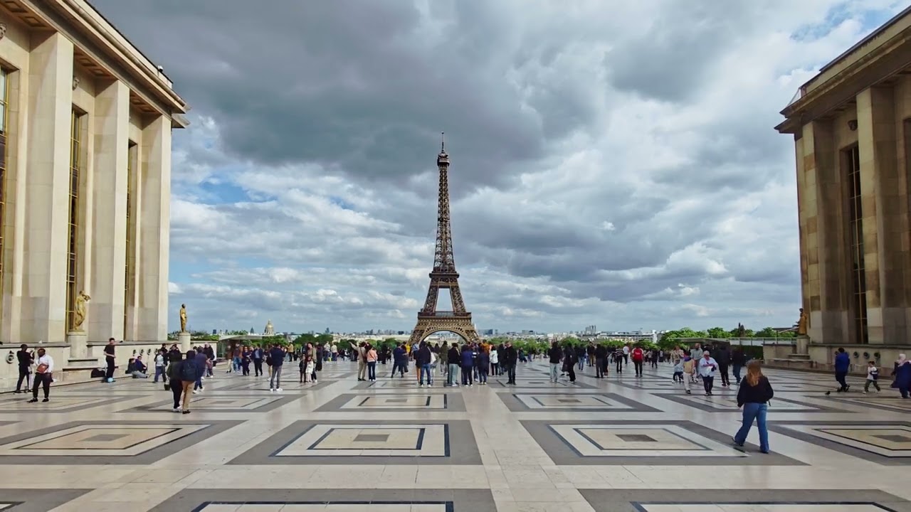 Cinematic Eiffel Tower in Paris 🇫🇷 | Beautiful Travel Film 4K