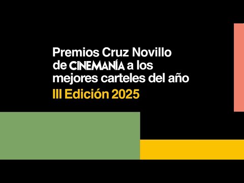 Premios Cruz Novillo de CINEMANÍA a los mejores carteles de 2025