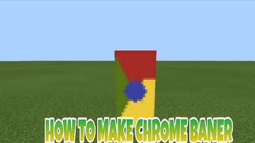 How to make chrome banner in minecraft