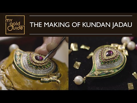 The process of making Kundan Jadau jewellery |
