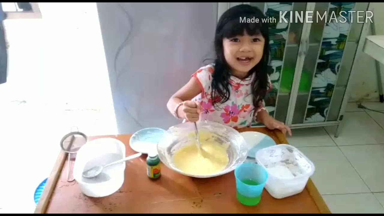  Cara  bikin  bolu kukus Koki cilik Anak  kecil masak 