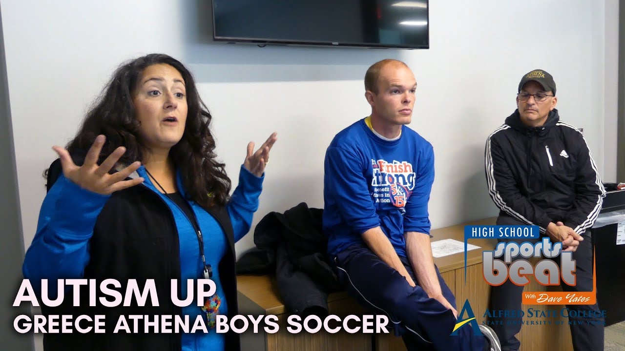 HSSB - Autism Up with Greece Athena Boys Soccer and J-Mac - Nov. 2, 2019