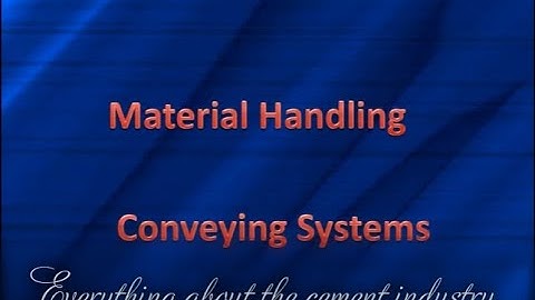 Take a quick look at Material Handling Conveying Systems at Cement Industry