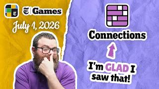 This was critical | NYT Connections July 1, 2026