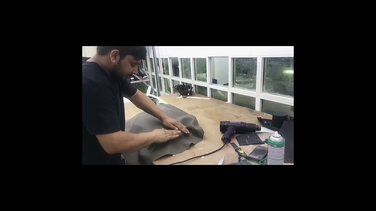 KIA dashboard repair and leather upholstery 