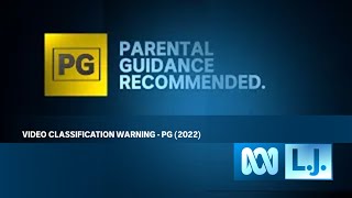 Video Clification Warning - Pg 2022