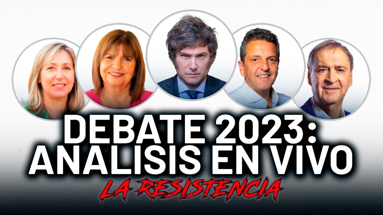 Debate presidencial 2023 en vivo YouTube
