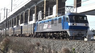 【4K】JR山陽本線 EF210-103号機牽引 1056レ貨物列車