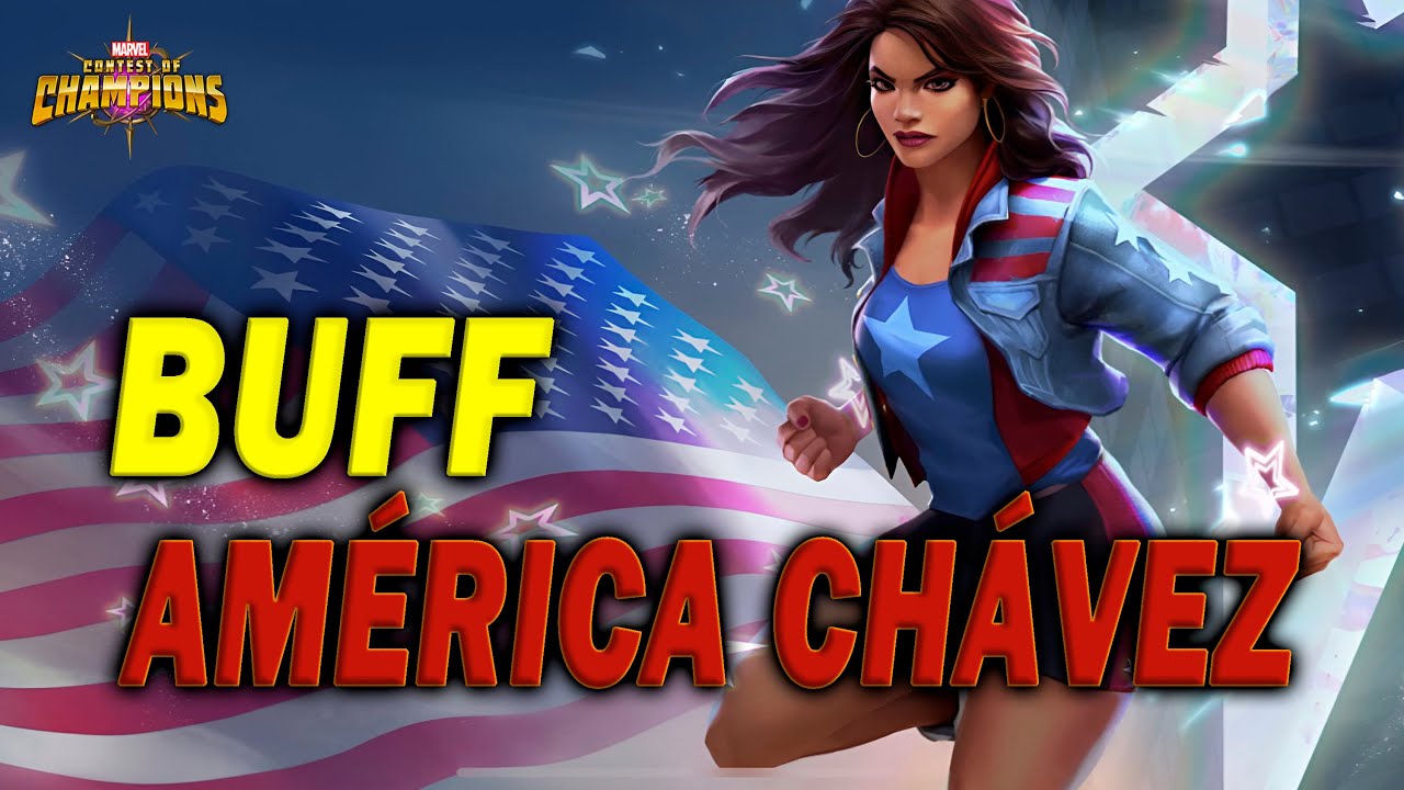 BUFF America Chavez Comparación Antes Y Después Del Buff | MCOC Vídeo ...