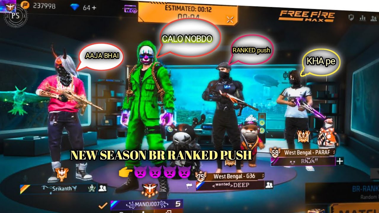 grenmastar BR RANKED PUSH gameplay video me yellowcriminal And My GEMAPLAY New season OB38