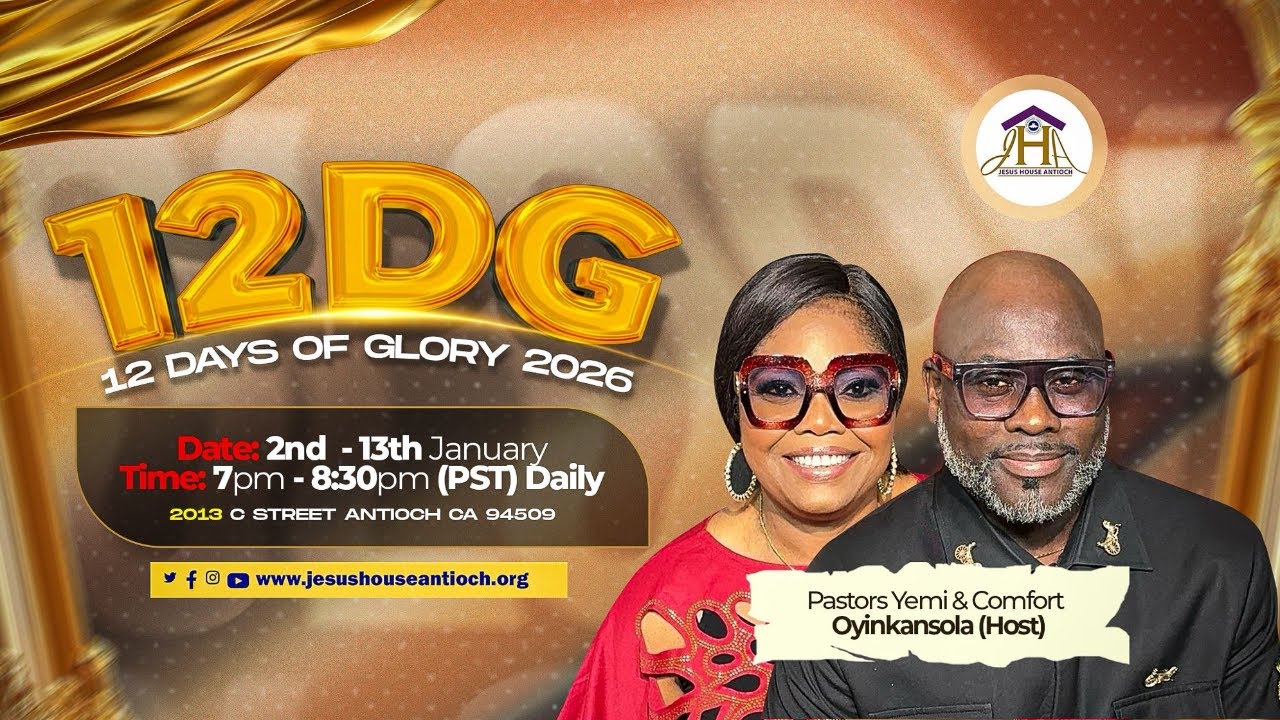 Day 11 of 12 Days of Glory {Pastor Yemi Oyinkansola}