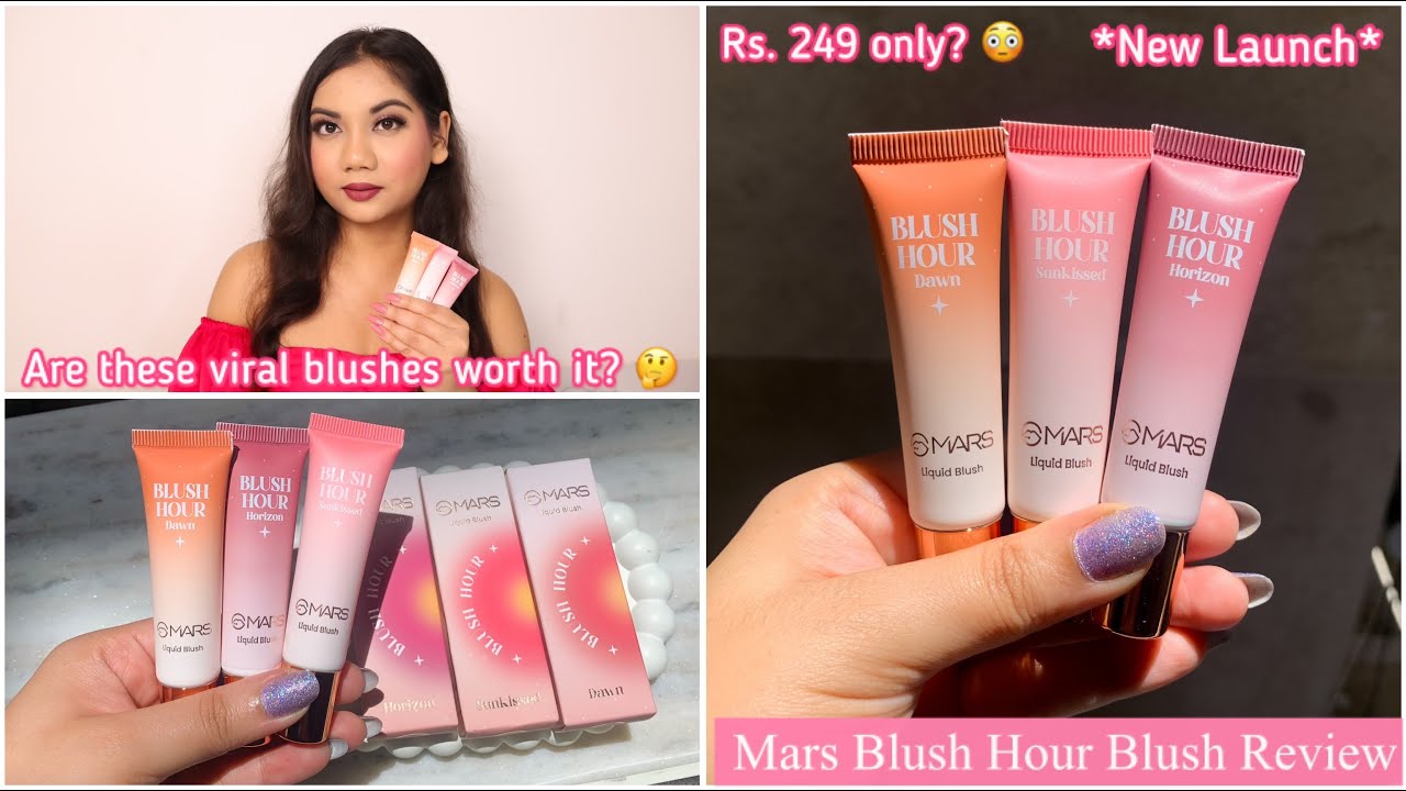 Mars Blush Hour Liquid Blush Review || Mars Liquid Blush
