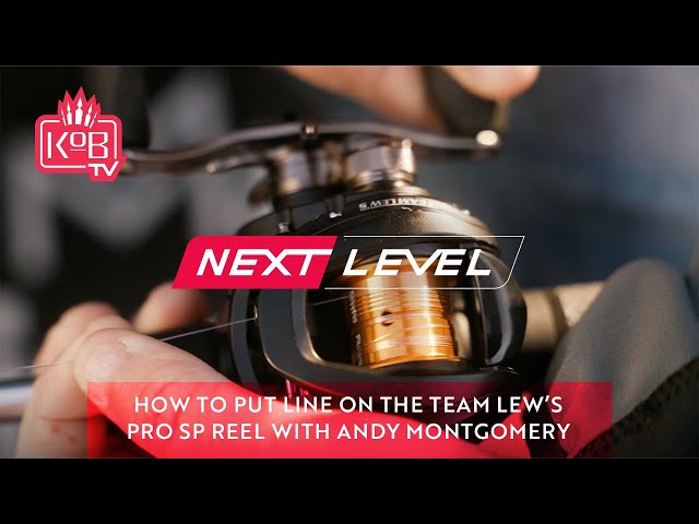 How To Put Line On The Team Lew's Pro SP Reel with Andy Montgomery