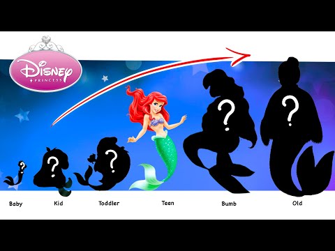Disney Princesses Growing Up Compilation| Cartoon Growing