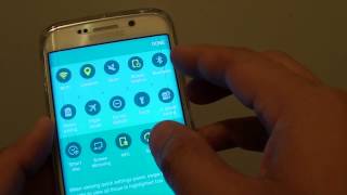 Samsung Galaxy S6 Edge: Turn On Mobile Data With Missing Mobile Data Icon from Quick Access screenshot 2