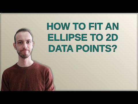 Mathematica: How to fit an ellipse to 2D data points?