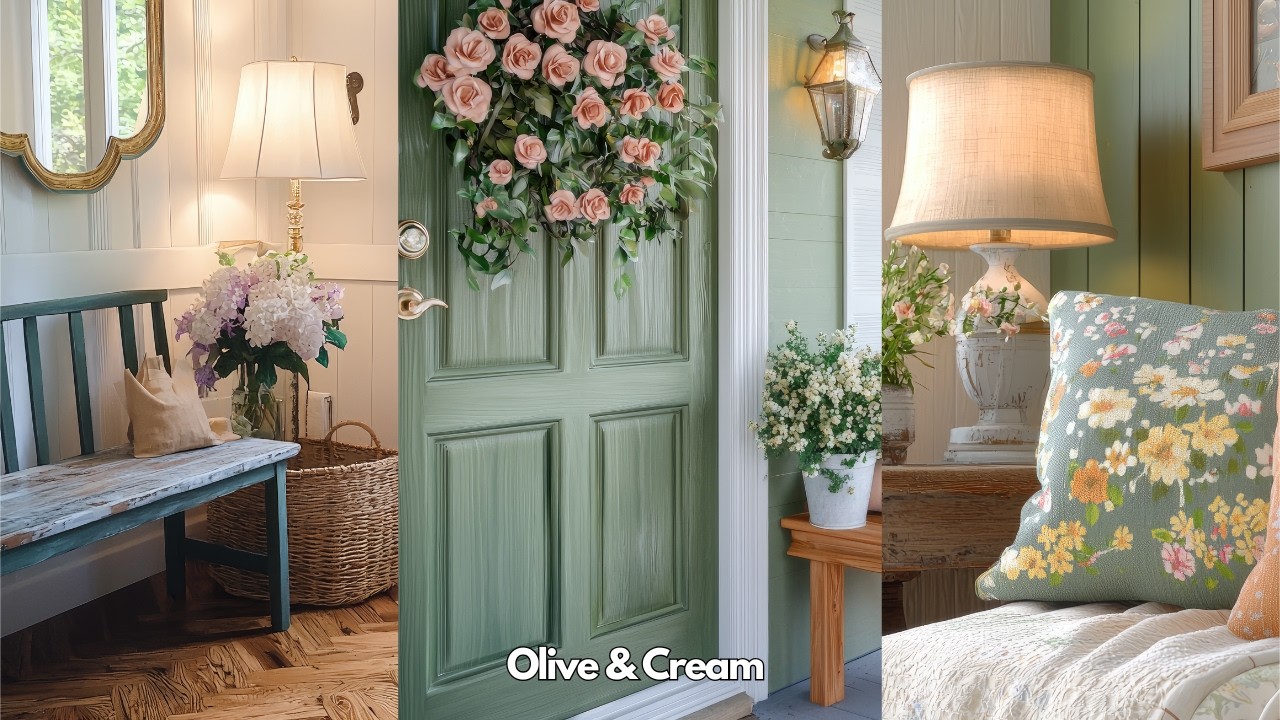 Rustic Farmhouse Makeover: How to Blend Olive Green & Cream for a Cozy Vintage Vibe