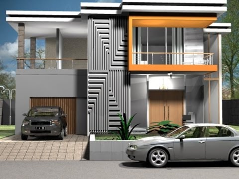 HOME SWEET HOME 3D Home Exterior Minimalist Design - YouTube