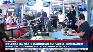 Colegas da BandNews FM fazem homenagem especial a Boechat