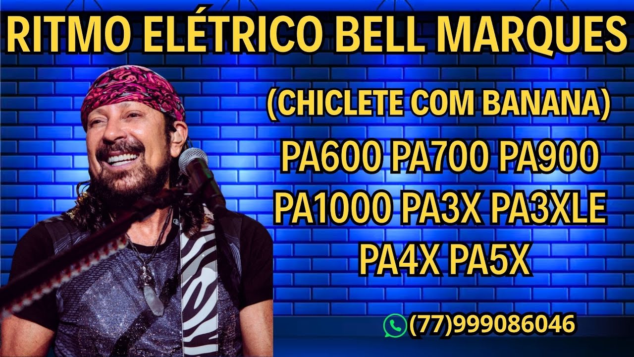 🎹RITMO ELÉTRICO BELL MARQUES PARA PA600 PA700 PA900 PA1000 PA3X PA3XLE PA4X PA5X