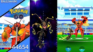 I Used Mega Rayqueza to Soloed Buzzwole in Pokémon Go