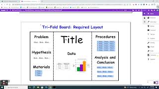 Science Fair - Lesson 6 - Making the Tri-fold Board