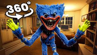 Huggy Wuggy Broke Into Your House | RUN or Be Eaten (Scary VR 360° 4K Video)