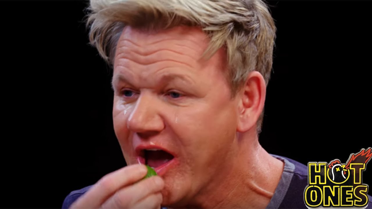 Hot Ones with Gordon Ramsay but... YouTube
