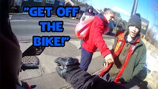 &quot;Get Off The Bike!&quot; UK Bikers VS Crazy, Stupid People and Bad Drivers #169