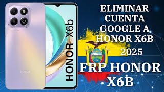 ELIMINAR CUENTA GOOGLE HONOR X6B | JDT-LX3P eliminar cuenta GOOGLE | FRP JDY-LX3P HONOR X6B