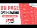 On Page Optimization | On Page SEO | Website Analysis | SEO Tutorial