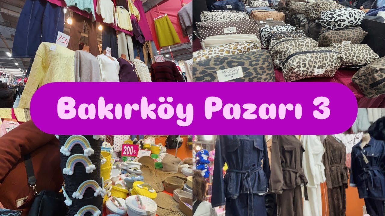 🔥 BAKIRKÖY PAZARI 3 | VİDEODA ALMADIM… SONRA GERİ DÖNÜP TRENÇKOTU ALDIM! 😱🧥 31 Ocak 2026