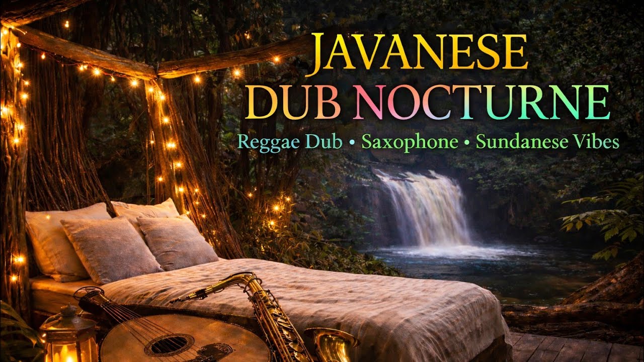 Javanese Dub Nocturne 🌙 Reggae Dub Saxophone & Sundanese Instrumental for Deep Sleep