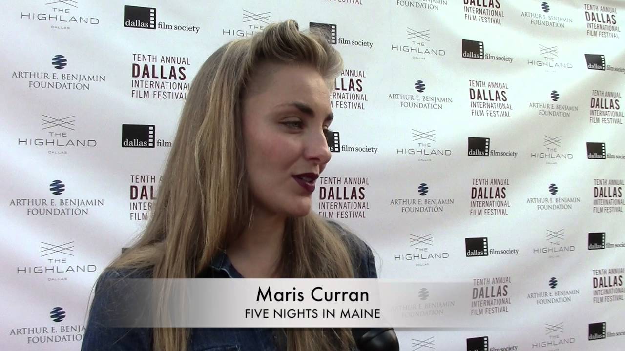 DIFF 2016 Red Carpet: Maris Curran - FIVE NIGHTS IN MAINE - YouTube