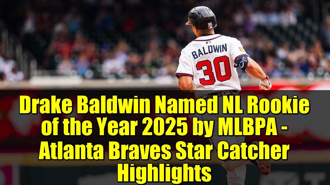 Дрейк Болдуин назван новичком года в Национальной лиге 2025 по версии MLBPA — лучшие моменты матч...