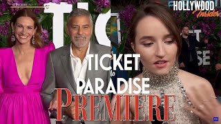 Ticket To Paradise Los Angeles Premiere with Reactions from Stars