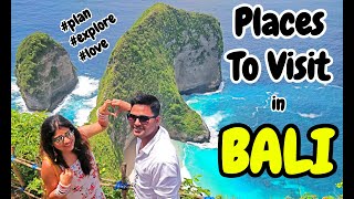 Places to visit in Bali Indonesia | Best Destinations | for indians | Traveller