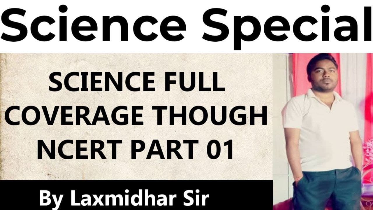 CT BEd Exam 2021 Science Full Coverage Through NCERT Part 01 By 