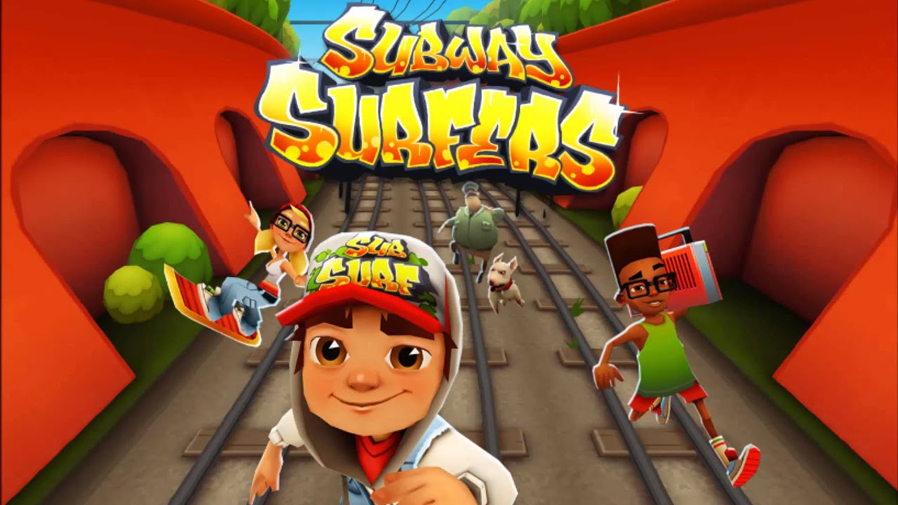 Jogando Subway-Surfers 