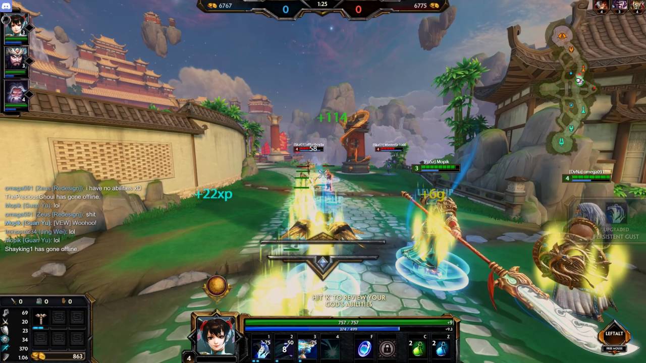 Smite (Zeus Redesign) Appeared in the Menu!