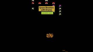 Galaxian (800 and 2600) and Galaga (2600) gameplay
