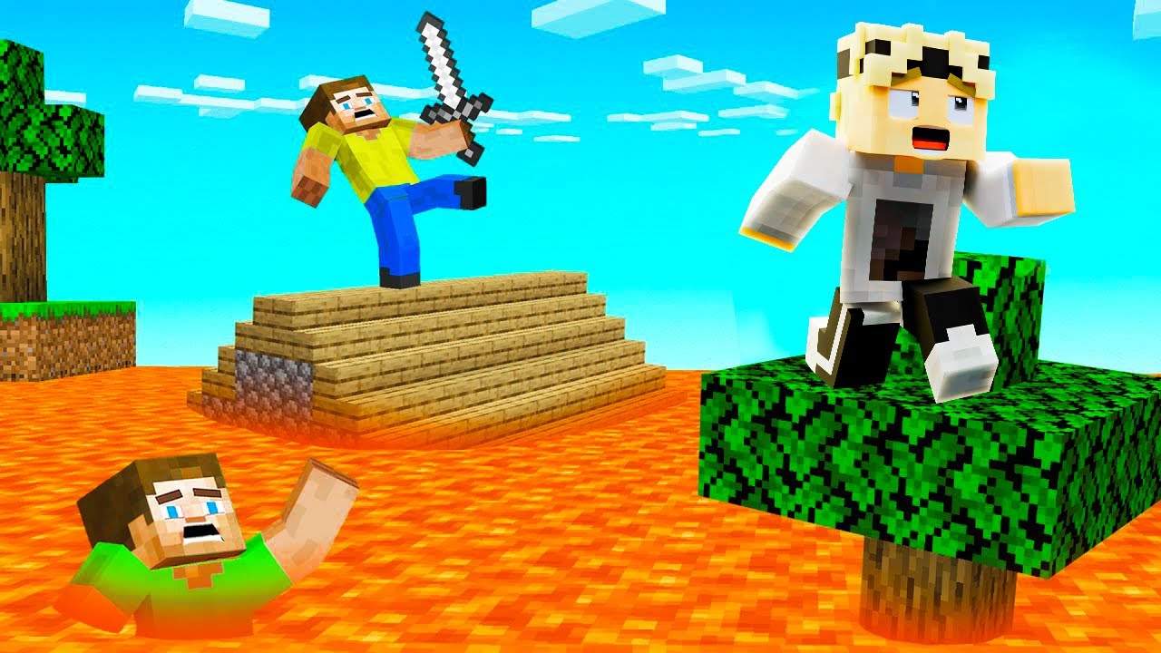 LAVA vs. WASSER PARKOUR! (Minecraft)