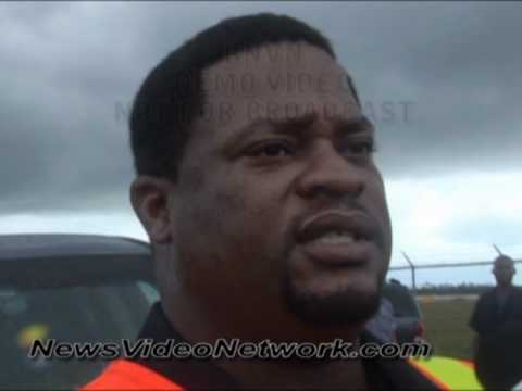 10/05/2010 Nassau Bahamas plane crash b-roll aftermath footage.