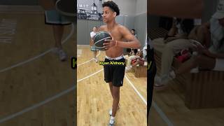 Kiyan Anthony was talking TRASH 🤬 #basketball #nba #kiyananthony