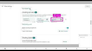 Add Grading Periods to Google Classroom