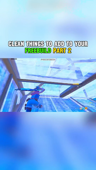 Clean things to add to your Freebuild ✅🔥 #fortnite