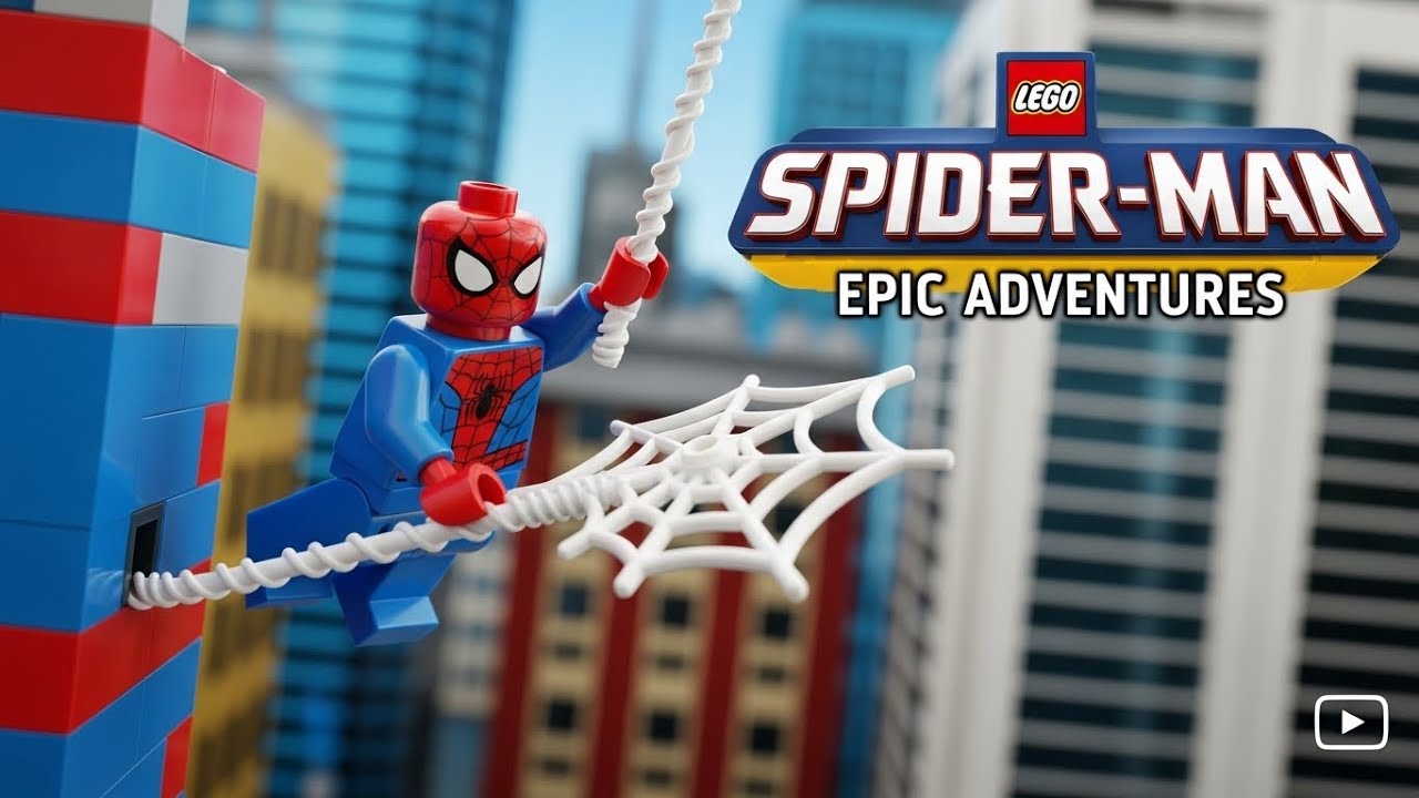 EPISODE 01.  LEGO Spider Hero Saves the City! 🕷️🧱 | Fun Kids Story