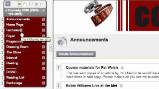 Staff guide on how to show and hide content in a module on Blackboard